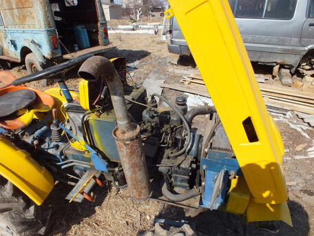 1984 Kubota B6000, жёлтый, 320000 рублей, вид 4