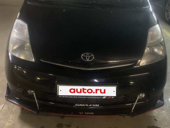 2008 Toyota Prius II Рестайлинг (XW20), чёрный, 700000 рублей - вид 1