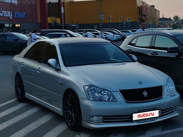 2004 Toyota Crown XII (S180), серый, 1350000 рублей - вид 1