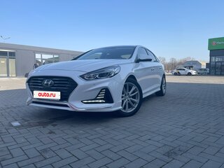 2019 Hyundai Sonata VII (LF) Рестайлинг, белый, 1800000 рублей, вид 1