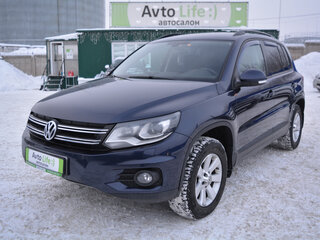 2012 Volkswagen Tiguan I Рестайлинг, синий, 1449000 рублей, вид 1