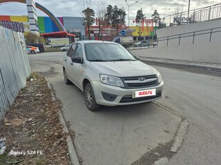 2016 Lada (ВАЗ) Granta I, серебристый, 410000 рублей, вид 1
