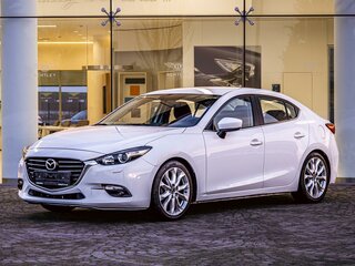 2018 Mazda 3 III (BM) Рестайлинг, белый, 1375000 рублей, вид 1