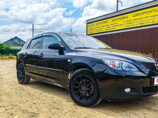 2007 Mazda 3 I (BK) Рестайлинг, чёрный, 430000 рублей, вид 3