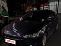 2008 Mitsubishi Lancer X, синий, 920000 рублей - вид 1