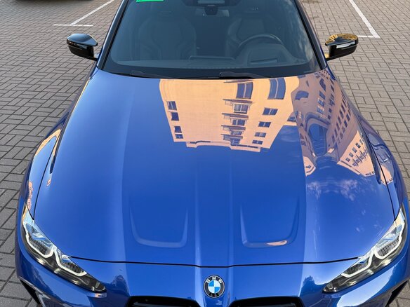 2021 BMW M3 Competition Package VI (G80), синий, 6700000 рублей - вид 3