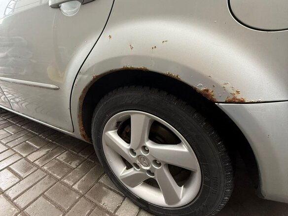 2004 Mazda 6 I (GG), серебристый, 400000 рублей - вид 9