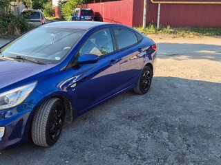 2013 Hyundai Solaris I, синий, 870000 рублей, вид 1