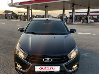 2017 Lada (ВАЗ) Vesta I, чёрный, 755000 рублей, вид 1