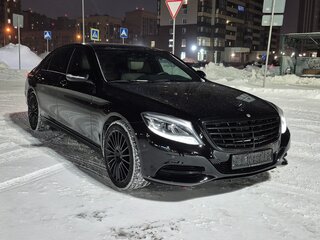2014 Mercedes-Benz S-Класс 350 CDI BlueTEC Long 7G-TRONIC VI (W222, C217), чёрный, 3700000 рублей, вид 1