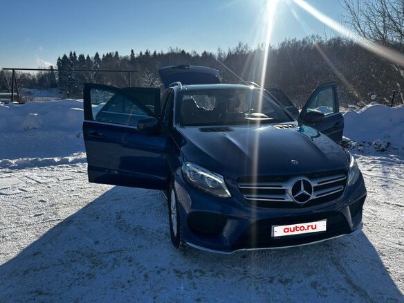 2017 Mercedes-Benz GLE 350 d I (W166), синий, 3690000 рублей - вид 5