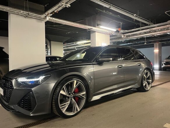 2021 Audi RS 6 IV (C8), серый, 15100000 рублей - вид 5