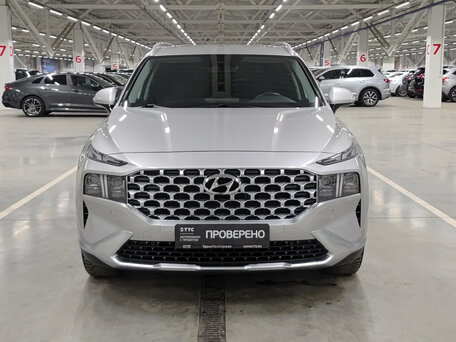 2021 Hyundai Santa Fe IV Рестайлинг, серый, 3890000 рублей, вид 2