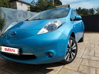2012 Nissan Leaf I (ZE0/AZE0), голубой, 480000 рублей, вид 2