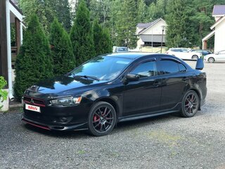 2007 Mitsubishi Lancer X, чёрный, 800000 рублей, вид 1