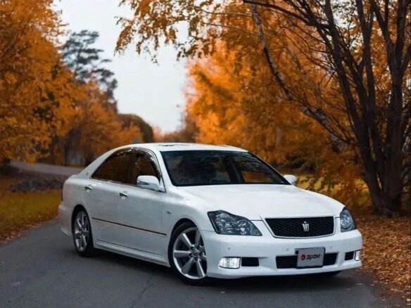 2007 Toyota Crown XII (S180), белый, 700000 рублей - вид 1