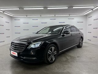 2018 Mercedes-Benz S-Класс 560 Long VI (W222, C217) Рестайлинг, чёрный, 3757000 рублей, вид 1