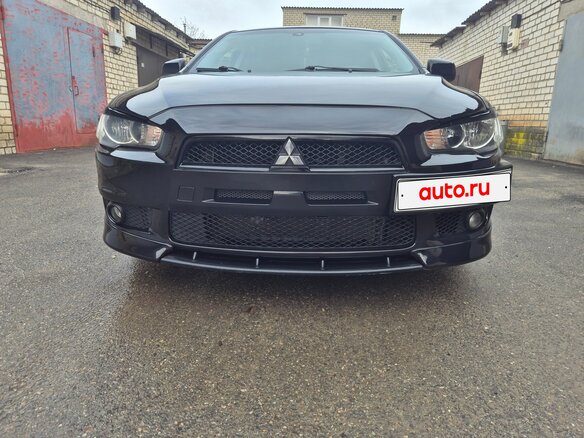 2007 Mitsubishi Lancer X, чёрный, 730000 рублей - вид 1