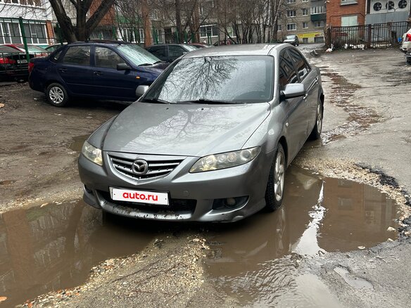 2004 Mazda 6 I (GG), серый, 350000 рублей