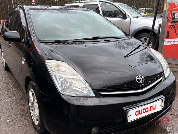 2008 Toyota Prius II Рестайлинг (XW20), чёрный, 700000 рублей - вид 1