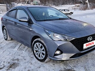 2020 Hyundai Solaris II Рестайлинг, серый, 1437000 рублей, вид 1