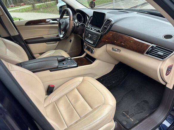 2016 Mercedes-Benz GLE 500 I (W166), синий, 3599999 рублей - вид 25