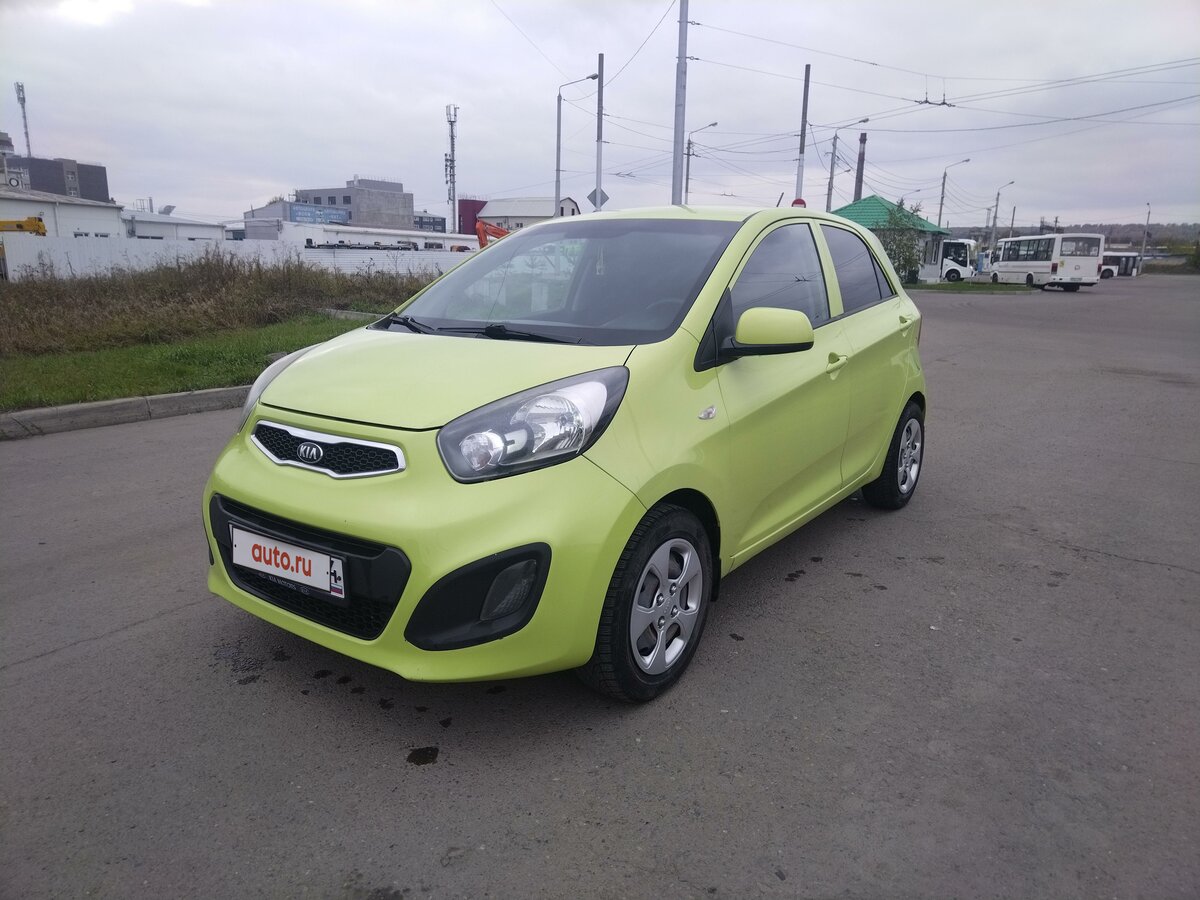 Kia Picanto 2012 back Side