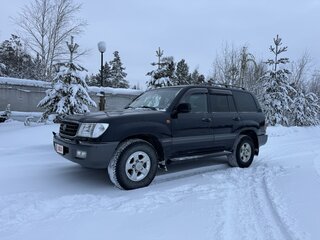 2002 Toyota Land Cruiser 100 Series Рестайлинг 1, чёрный, 2200000 рублей, вид 1