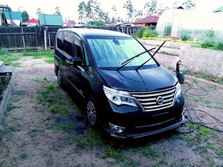 2015 Nissan Serena IV (C26), чёрный, 1765000 рублей, вид 1