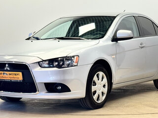 2012 Mitsubishi Lancer X Рестайлинг, серебристый, 860000 рублей, вид 1