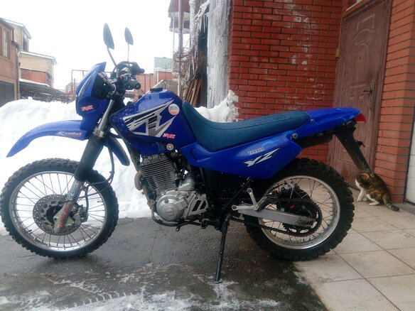 1999 Yamaha XT600, синий