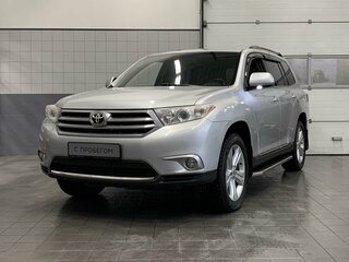 2013 Toyota Highlander II (XU40) Рестайлинг, серебристый, 1939000 рублей, вид 1