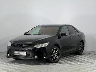 2016 Toyota Camry VII (XV50) Рестайлинг, чёрный, 2089000 рублей, вид 1