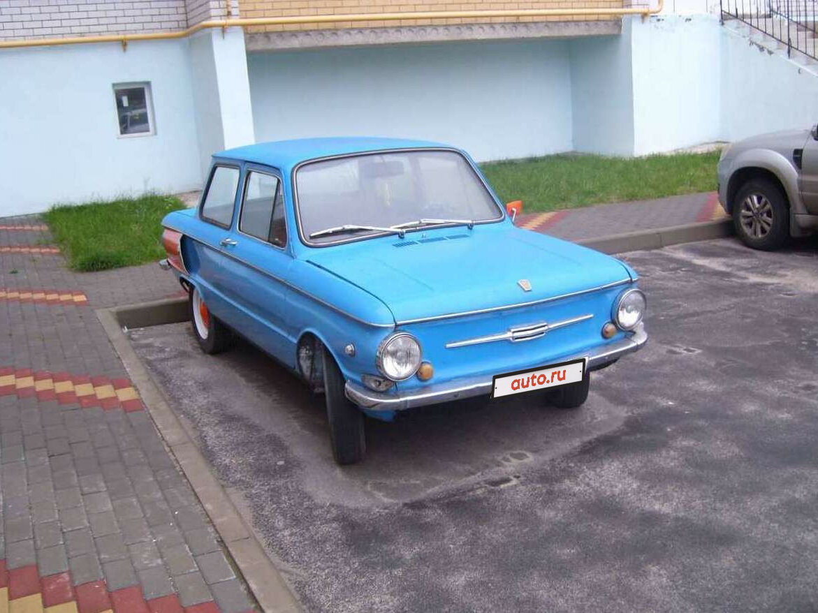 ЗАЗ 968 голубого цвета
