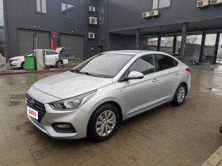 2018 Hyundai Solaris II, серебристый, 1270000 рублей, вид 1