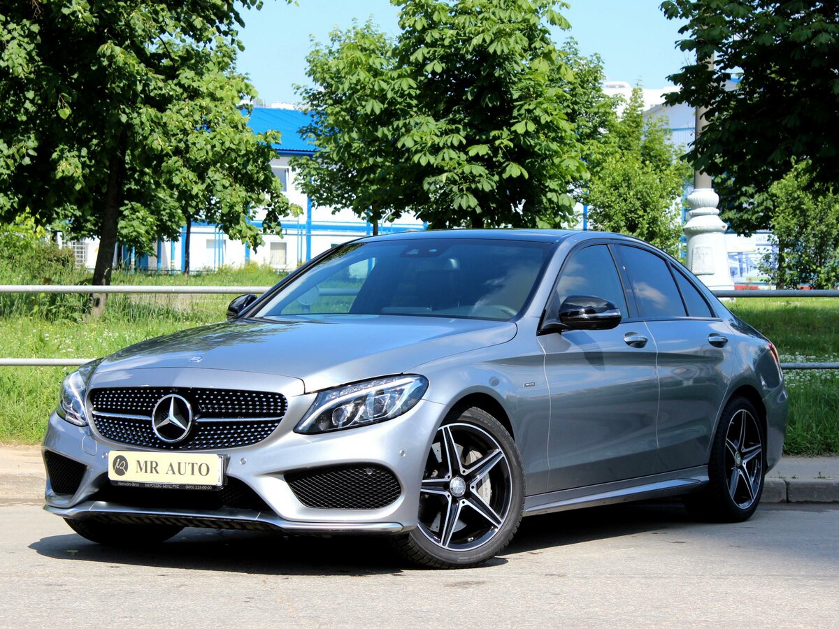 205 мерседес фото Купить б/у Mercedes-Benz C-Класс AMG IV (W205) 450 AMG 3.0 AT (367 л.с.) 4WD бен