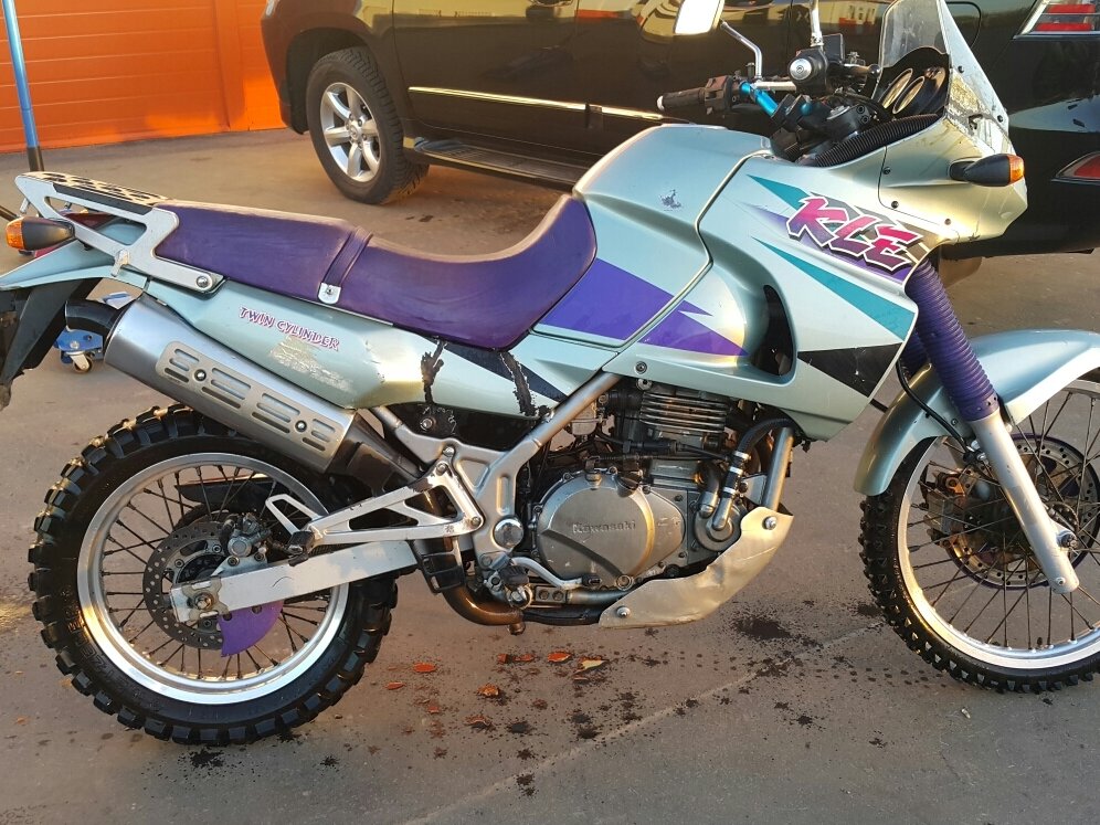 Kawasaki kle 400 эндуро