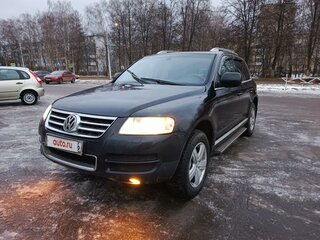 2005 Volkswagen Touareg I, чёрный, 750000 рублей, вид 1