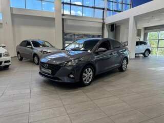 2021 Hyundai Solaris II Рестайлинг, серый, 1429000 рублей, вид 1