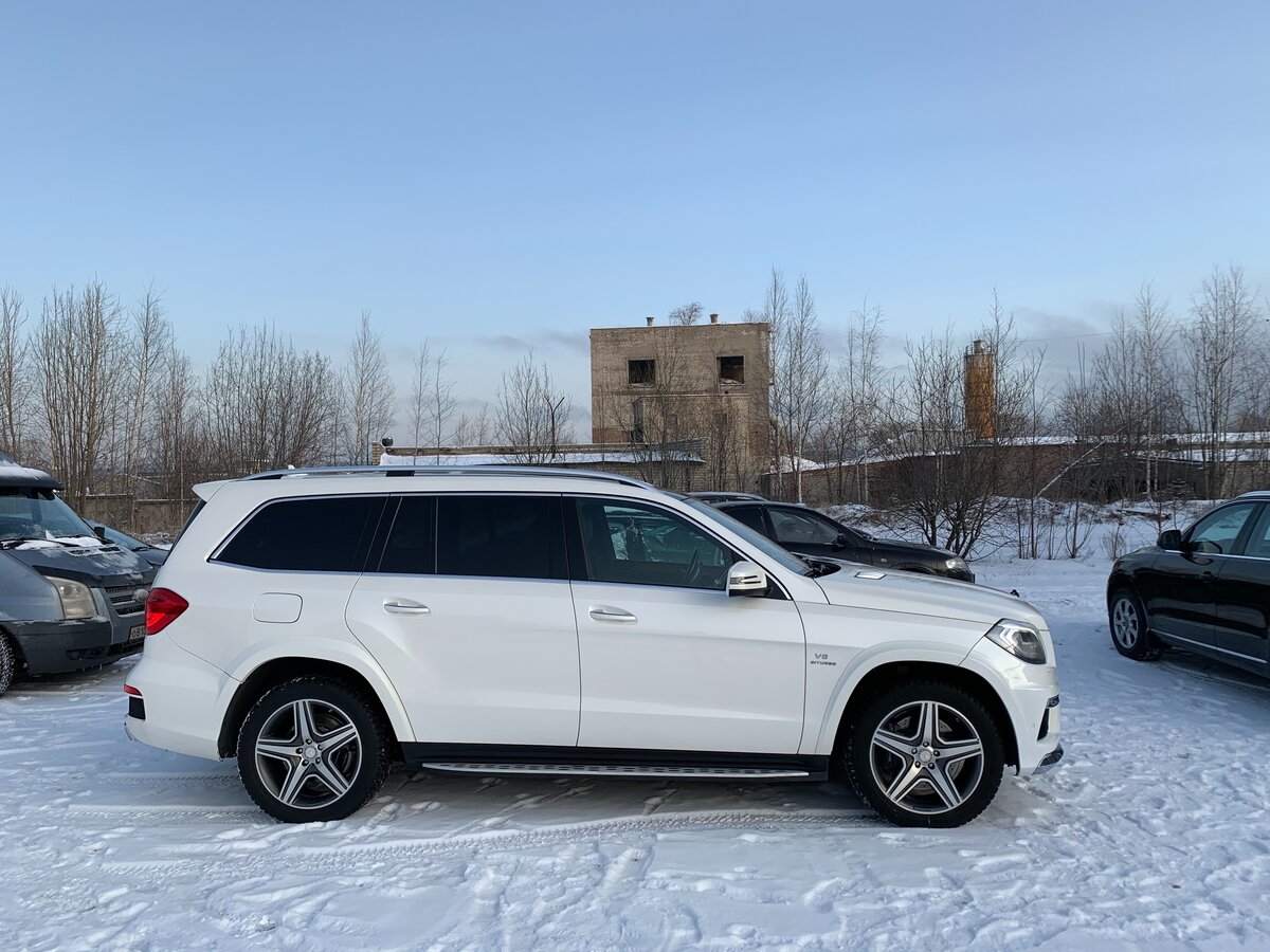 Мерседес gl 166 белый