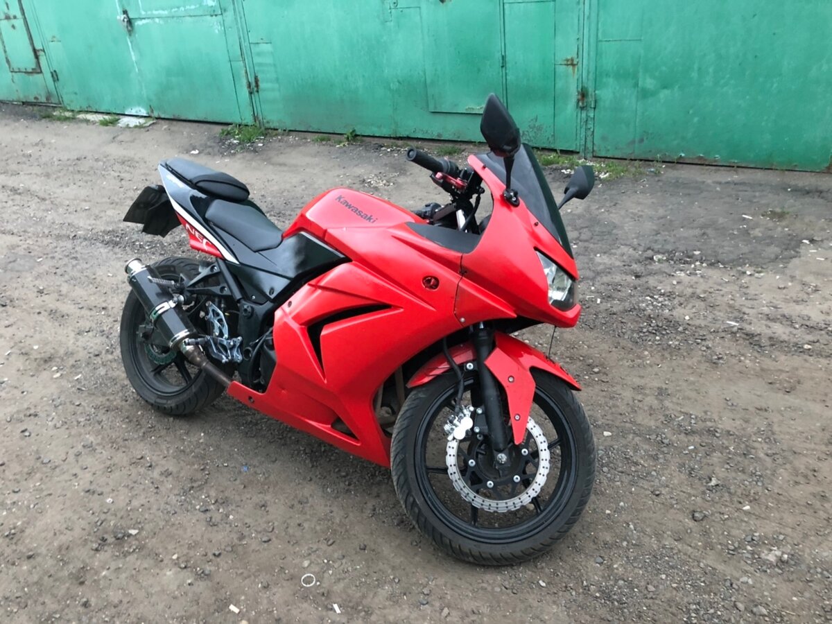Кавасаки ниндзя 250 розовый
