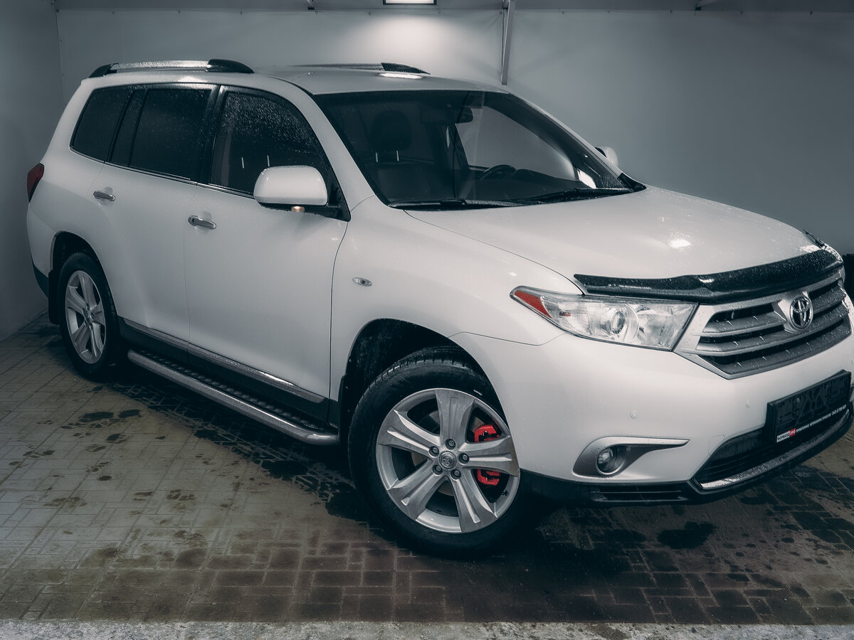 Toyota Highlander 2012 Р±РµР»С‹Р№