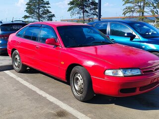 1996 Mazda 626 IV (GE), красный, 100000 рублей, вид 1