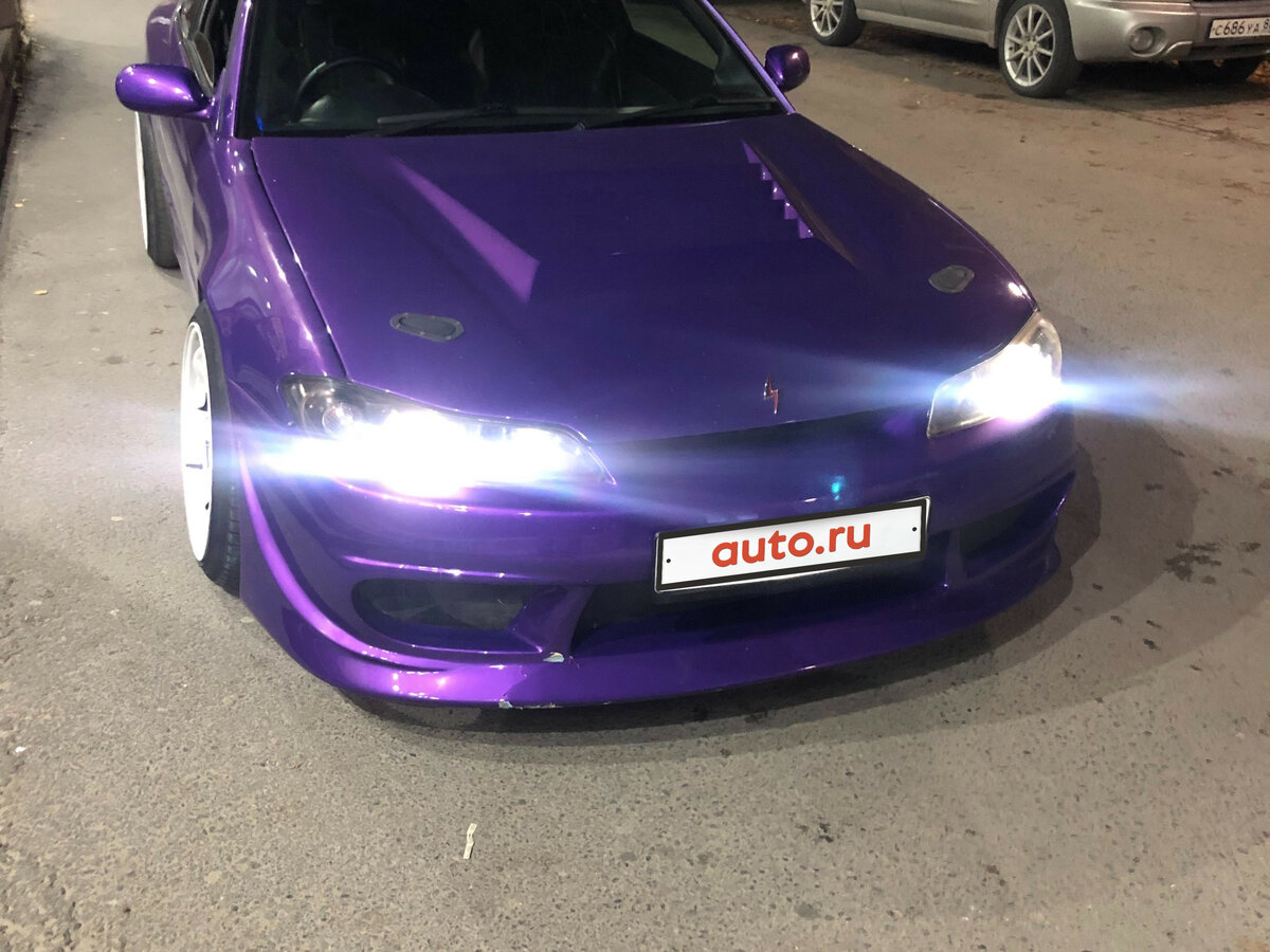 Nissan Silvia s15 фиолетовая