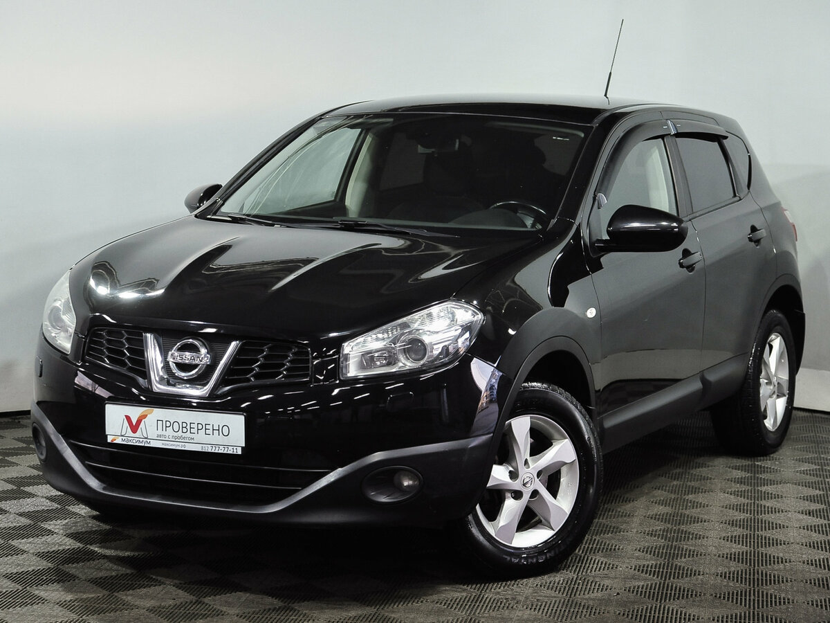 Как выглядит черный ниссан Купить б/у Nissan Qashqai I Рестайлинг 2.0 CVT (141 л.с.) бензин вариатор в Санк