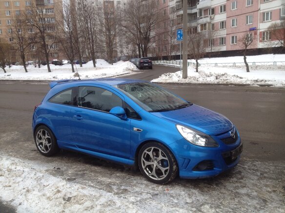 2008 Opel Corsa OPC D, синий