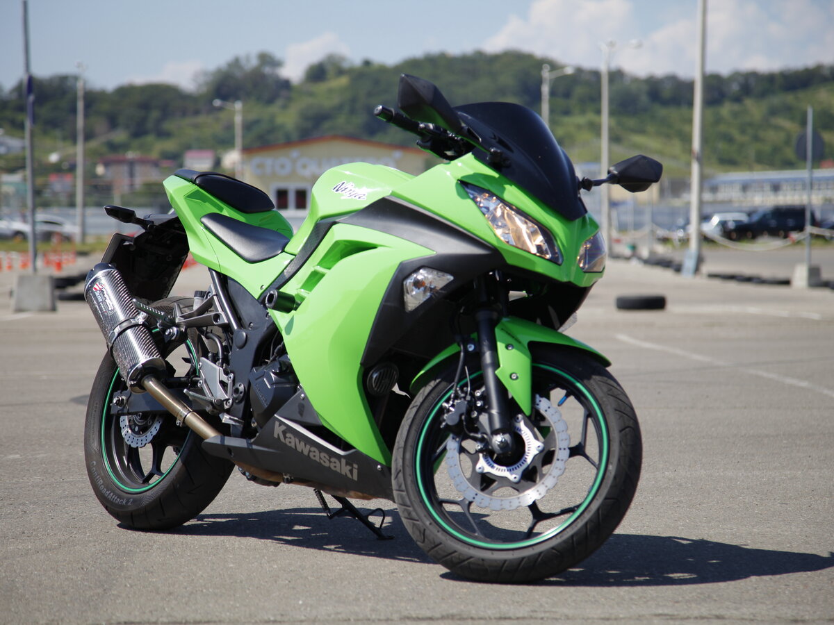 Kawasaki Ninja 300 Р·РµР»РµРЅС‹Р№