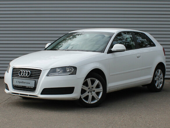 2009 Audi A3 II (8P) Рестайлинг 2, белый