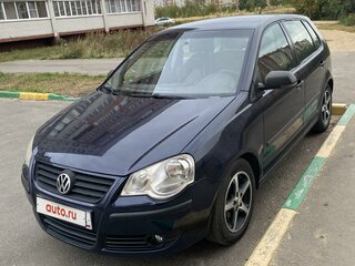 2008 Volkswagen Polo IV Рестайлинг, синий, 400000 рублей, вид 1