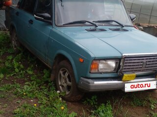 2004 Lada (ВАЗ) 2107, голубой, 200000 рублей, вид 1